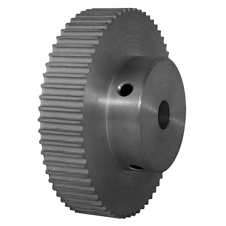 62-3P09M6A8, Timing Pulley, Aluminum, Clear Anodized,